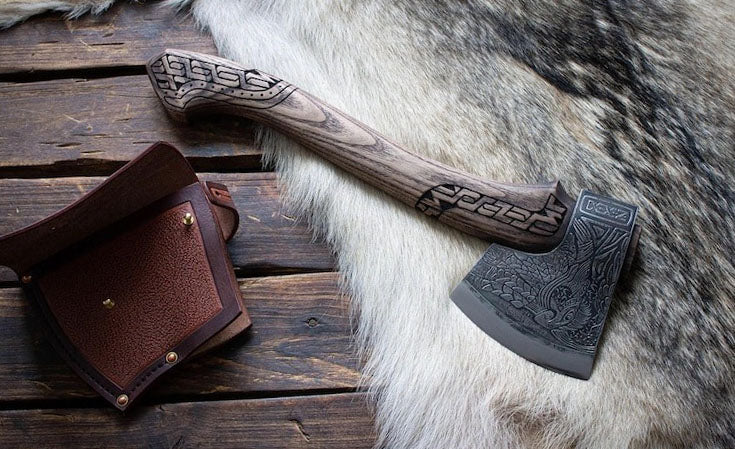 Premium Hand-Forged Viking Axe | Norse Heritage Axe | Unique Gentlemen’s Axe | RA-286